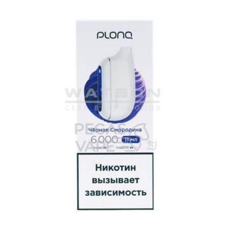 Электронная сигарета PLONQ MAX 6000 (Черная смородина)