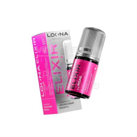 Жидкость LOONA ELIXIR by INFLAVE (Малиновый мохито) 30 мл 2% (20 мг/мл)