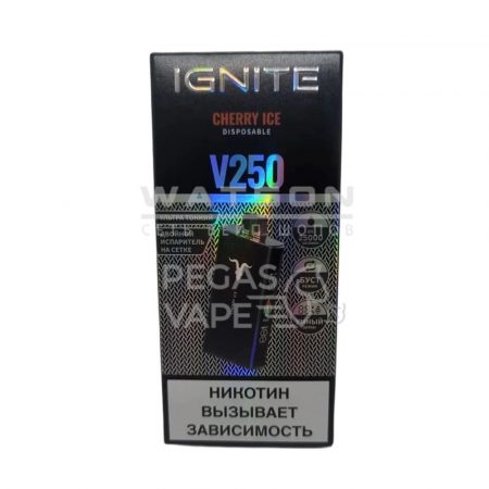 Электронная сигарета IGNITE V-250 BLACK (Вишня)