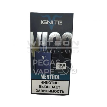 Электронная сигарета IGNITE V120 Black (Ментол)