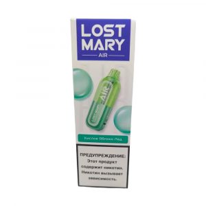 Электронная сигарета LOST MARY AIR 22000 (Кислое яблоко лёд)