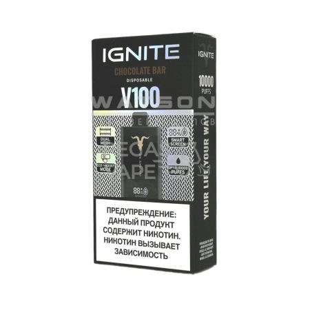 Электронная сигарета IGNITE V-100 (10000) (Шоколад)