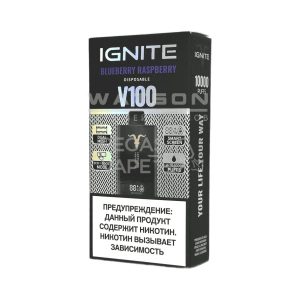 Электронная сигарета IGNITE V-100 (10000) (Черника малина)
