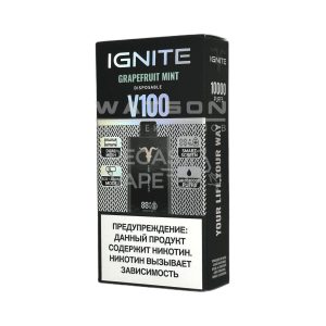 Электронная сигарета IGNITE V-100 (10000) (Мятный грейпфрут)